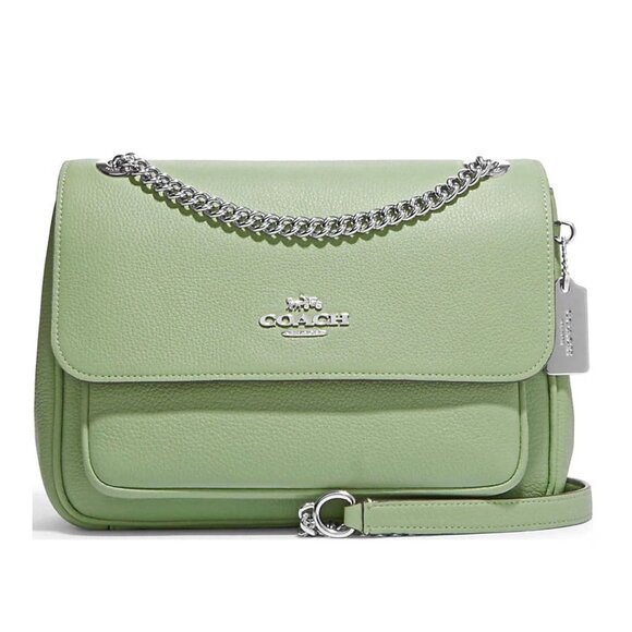 Coach Klare Chain Crossbody Shoulder bag 25  in Pale Pistachio - Picture 1 of 6